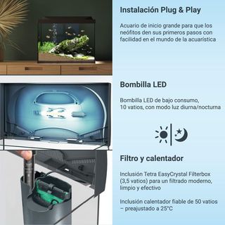 Acuario Tetra Starter Line LED 54L