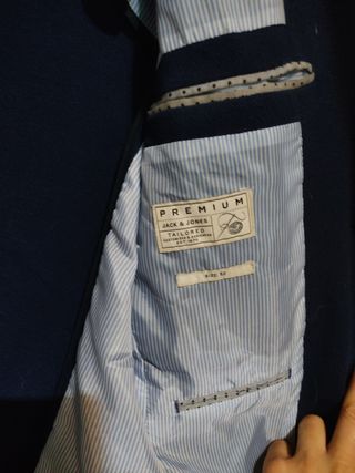 blazer azul marina