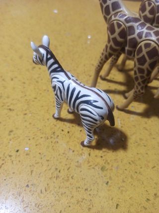 playmobil jirafas y cebra