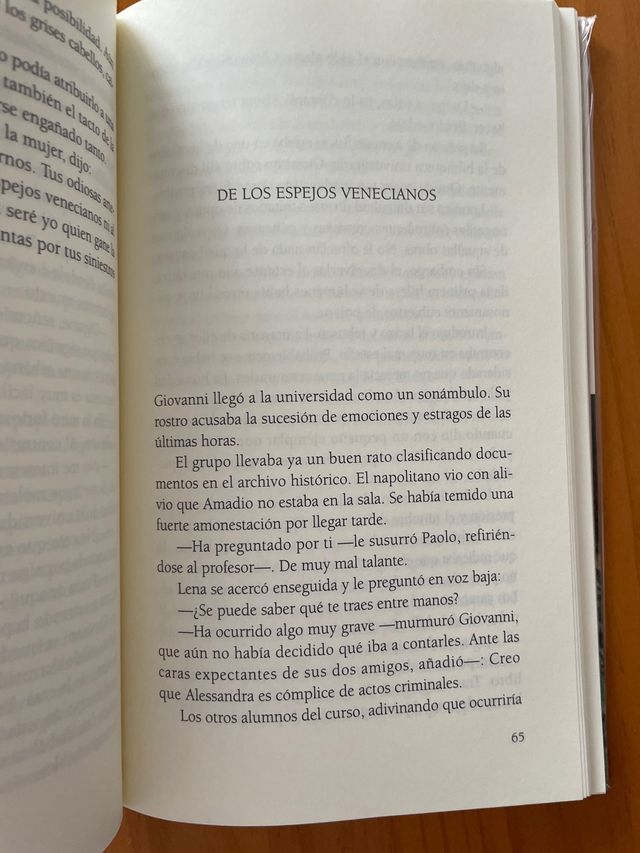 Los espejos venecianos. Joan Manuel Gisbert.