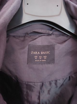 Cazadora Zara azul marino M