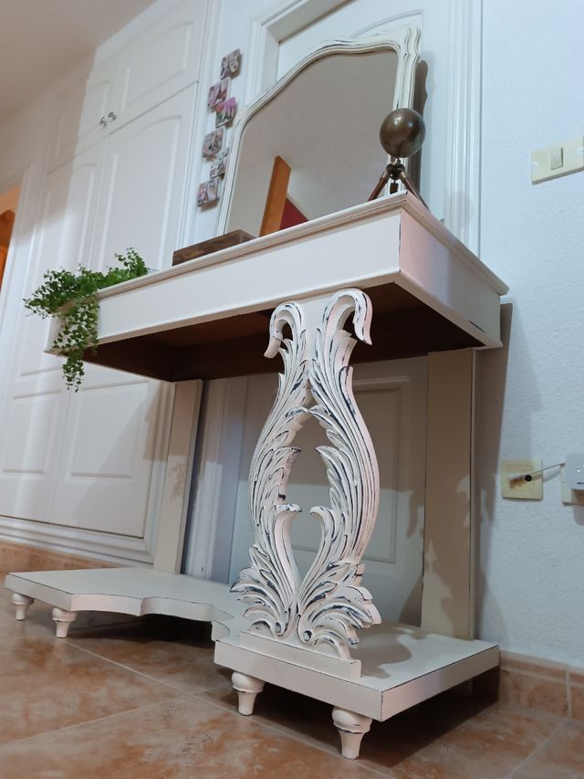 Recibidor o mueble de entrada renovado 
