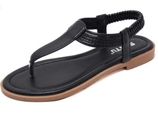 Sandalias Mujer Plana Bohemio Espiga