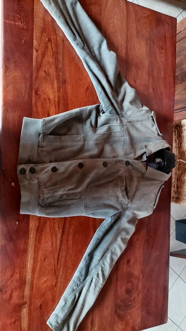 Giacca grigio scamosciata TG. 48 / M