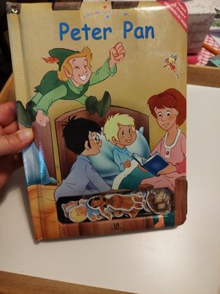 Peter Pan libro tapa dura con imanes