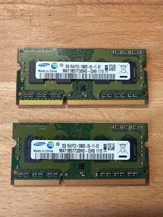 Memoría RAM 4 Gb DDR3 SO-DIMM