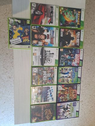 xbox360+ kinect+ mando+ 13 juegos +2mesas dj hero