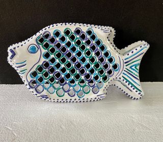 applique in ceramica decorato