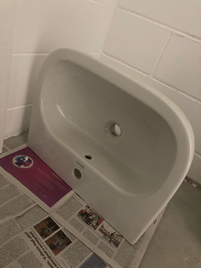 lavabo lavandino pilozzo sospeso duravit