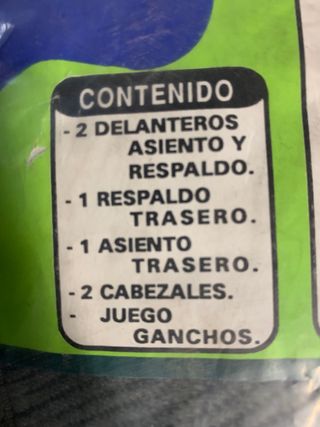 Fundas asientos Ford Escort