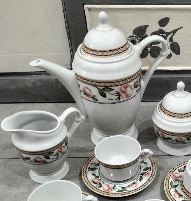 Juego de cafe/te porcelana