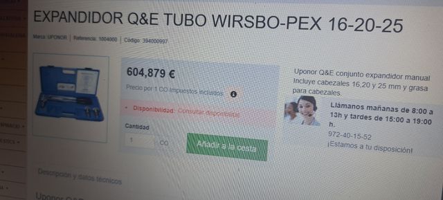 MAQUINA Expandidora de wisbord manual