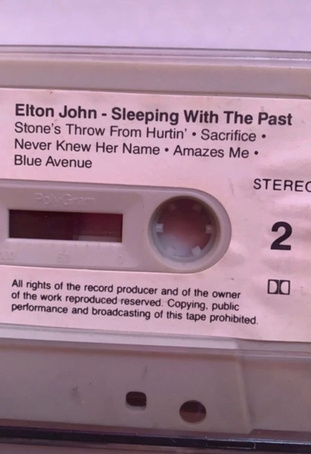 Cassetta Elton John