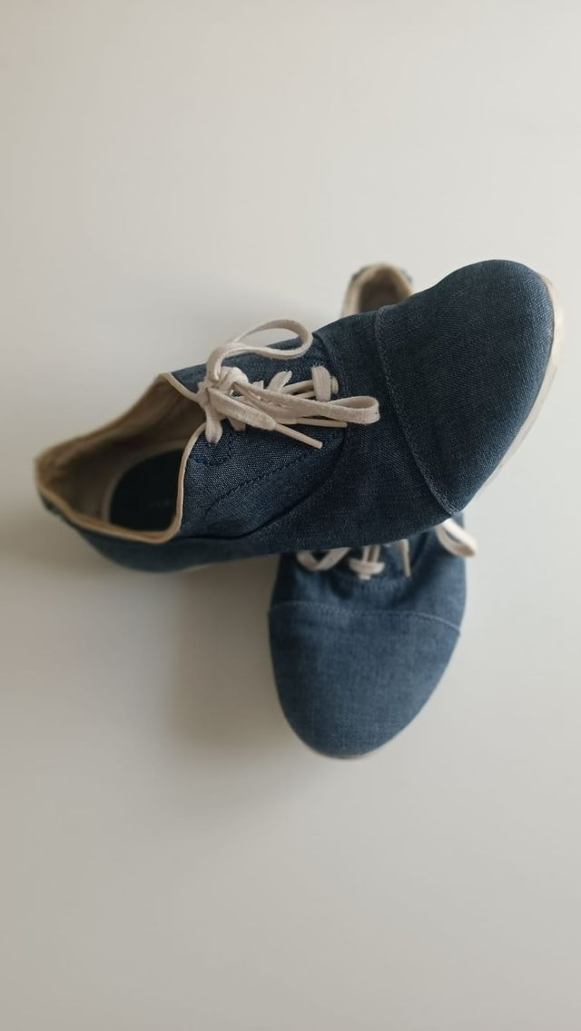Zapatillas Zara 41 tejido vaquero