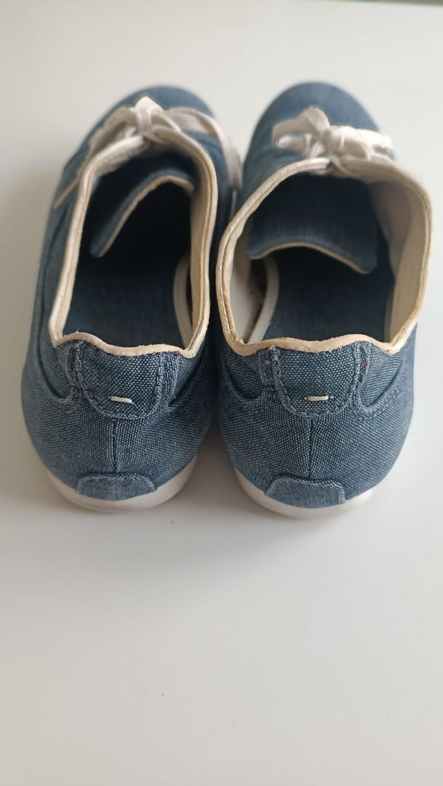 Zapatillas Zara 41 tejido vaquero