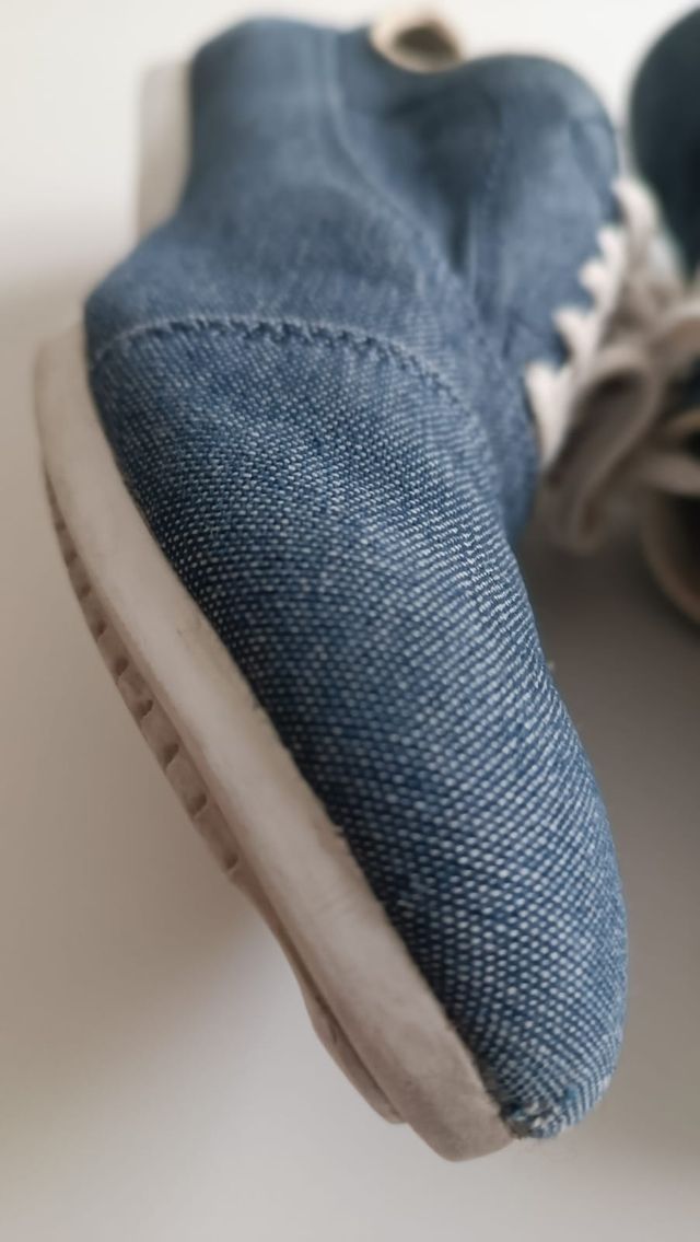 Zapatillas Zara 41 tejido vaquero