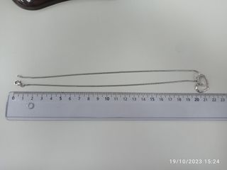 Plata 925 colgante cadena