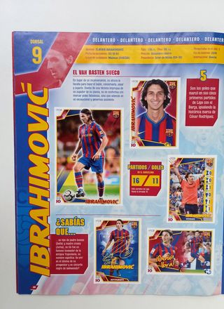 ALBUM EL BARÇA DE LAS SEIS COPAS 2009-10 COMPLETO