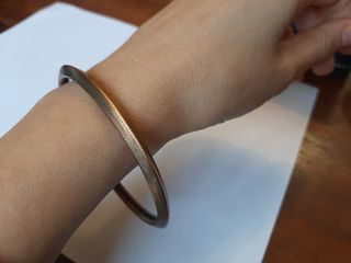 Bracciale rigido color bronzo