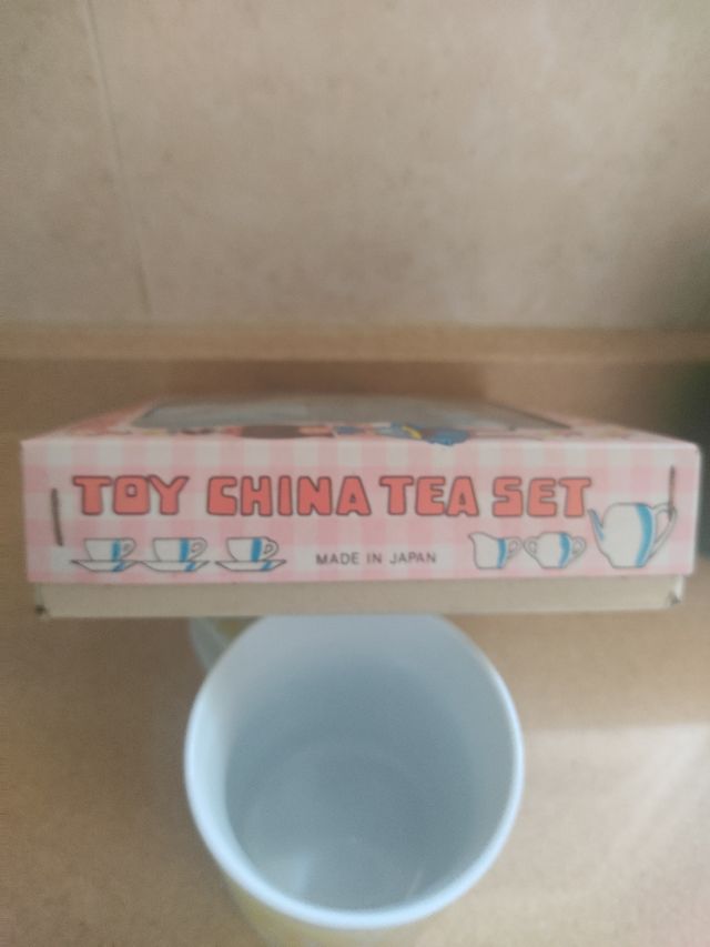 Juego de té porcelana miniatura