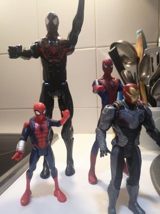 15€ LOTE DE 4 FIGURAS SPIDERMAN 