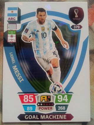 Cromo Messi Adrenalyn XL mundial 2022