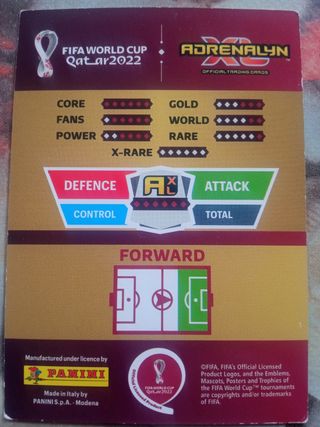 Cromo Messi Adrenalyn XL mundial 2022