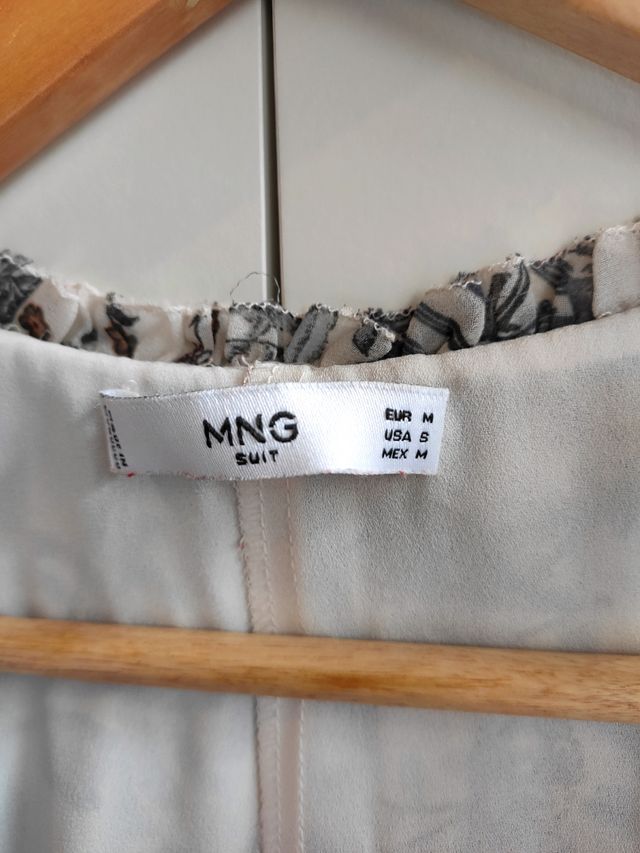 Vestido flores Mango