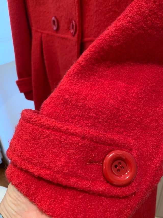 Abrigo rojo lana-tl 44