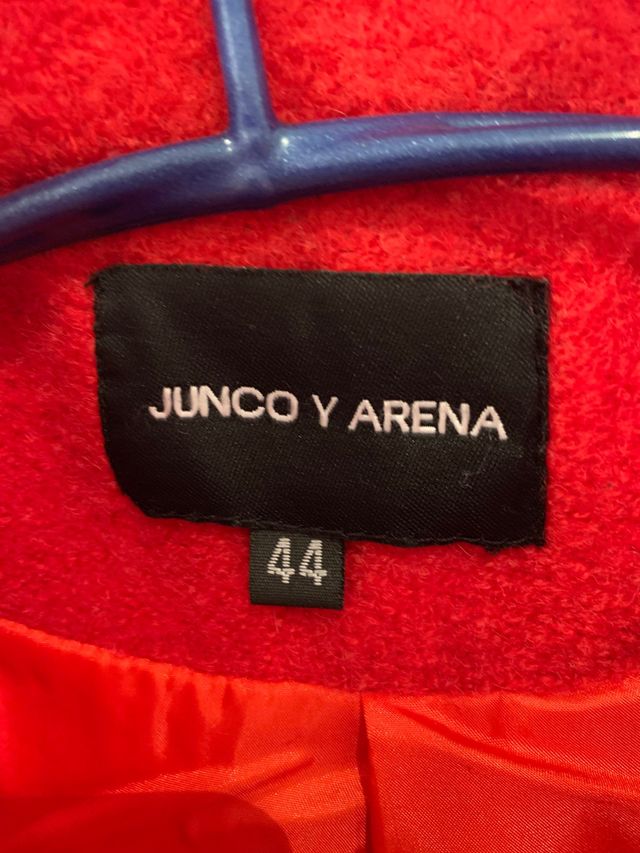 Abrigo rojo lana-tl 44