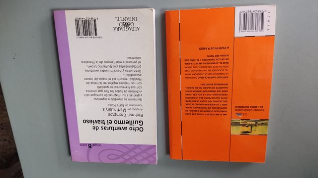 lote dos libros infantil/ juvenil