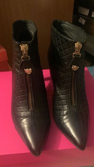botines de piel 
