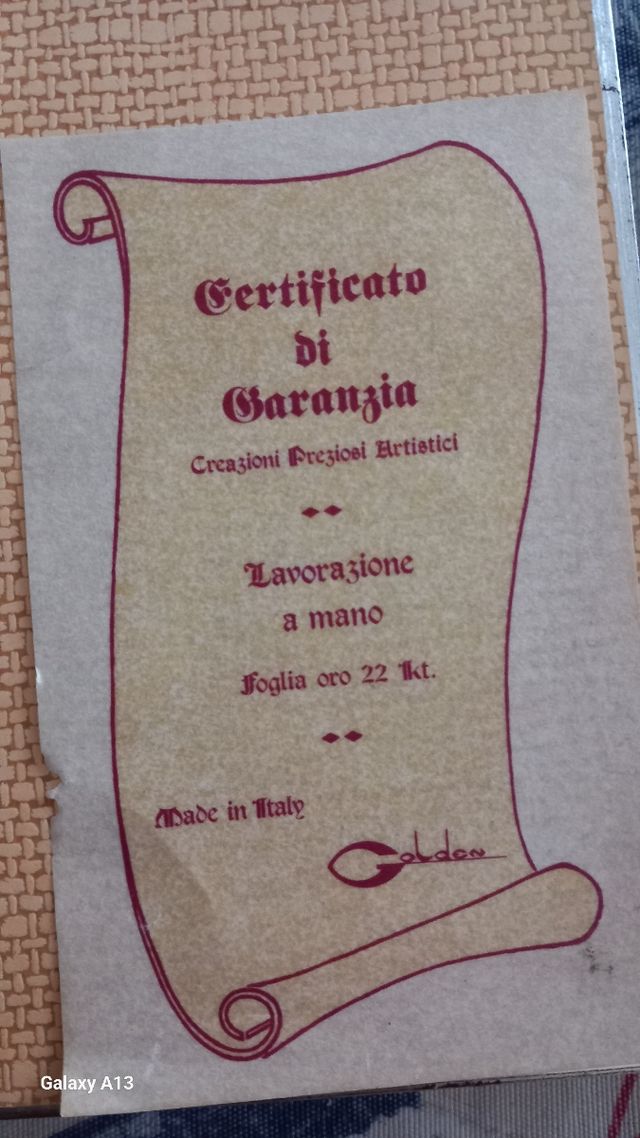 Quadro in foglio oro