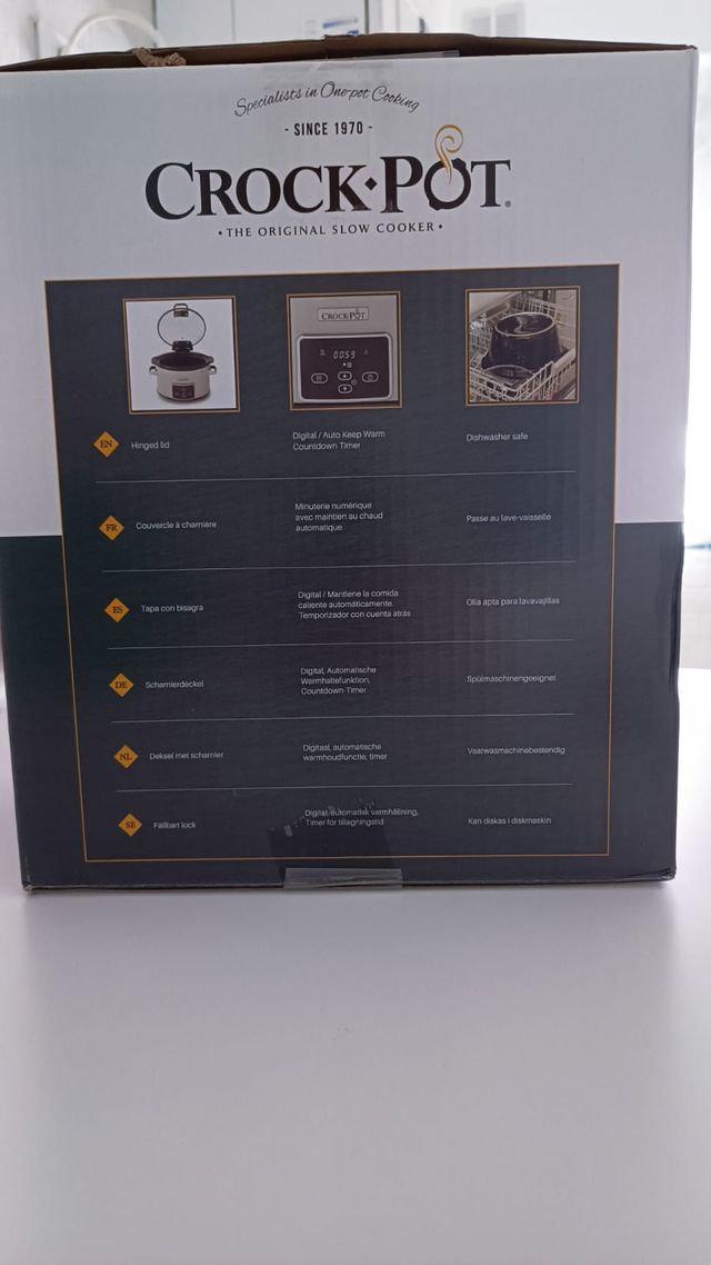 CROCKPOT CSC060X OLLA DE COCCIÓN LENTA DIGITAL