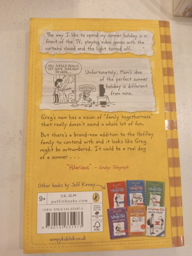 Diario of wimpy kid. "Dog days"