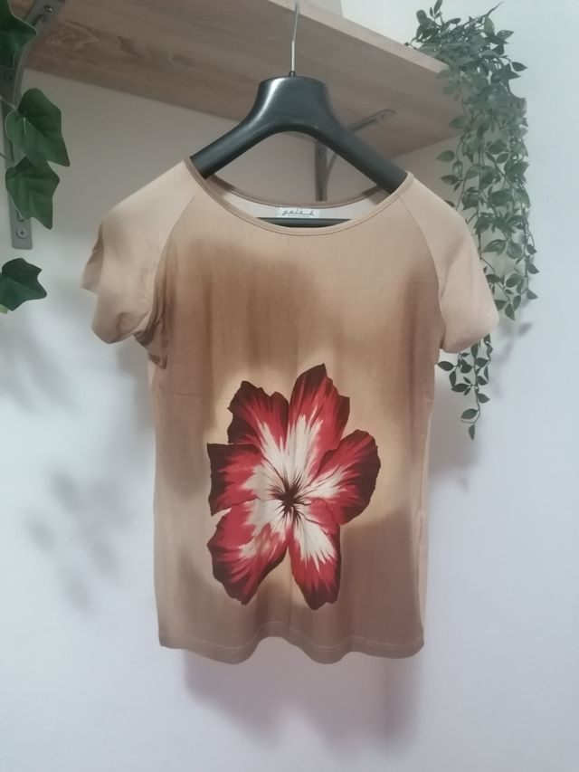Maglia con stampa floreale