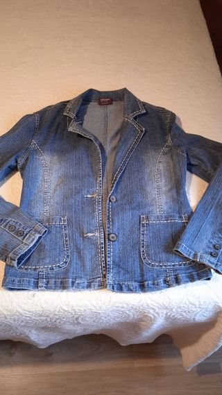 Chaqueta americana vaquera mujer