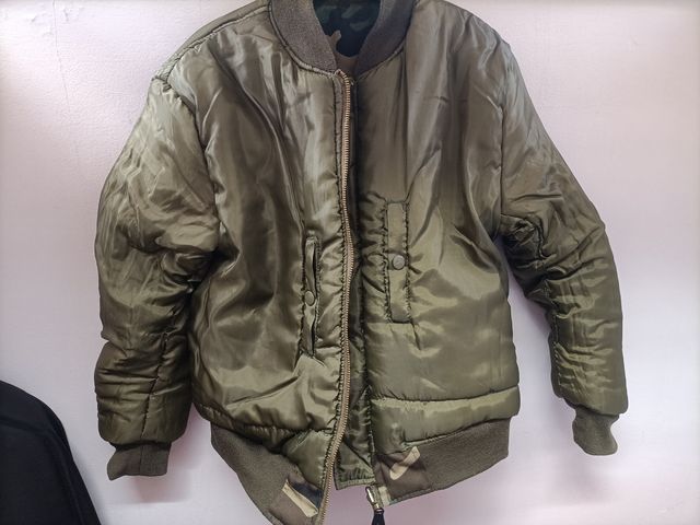 Bomber cazadora verde niño 9 o 10 años