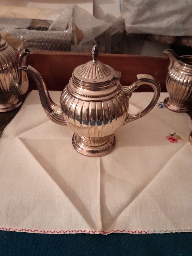 Juego  te  de Alpaca