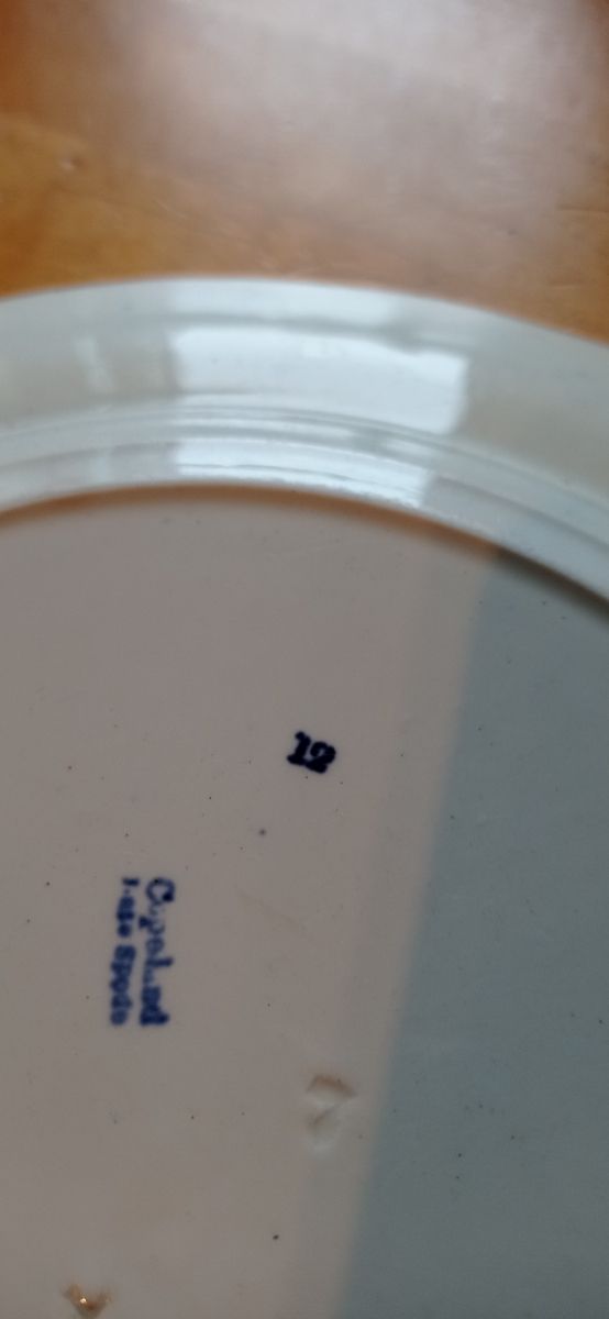 Piatti decorativi porcellana Copeland 