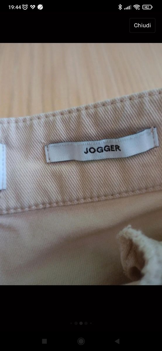Jeans jogger Bershka XS