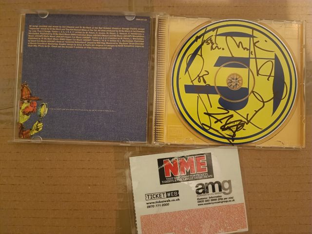 Jurassic 5 cd firmado + entrada
