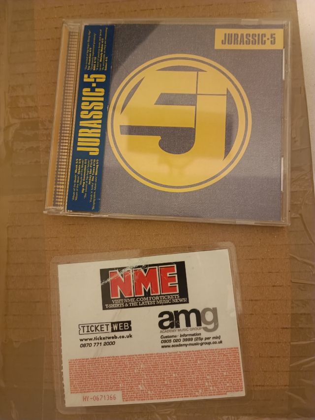 Jurassic 5 cd firmado + entrada