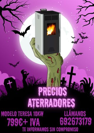 ¡¡SUPEROFERTA ESTUFA TERESA A MITAD DE PRECIO!!