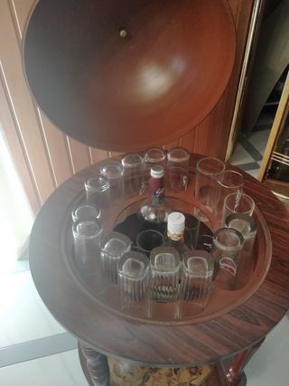Minibar vintage globo terraqueo