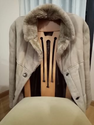 Abrigo de piel vintage