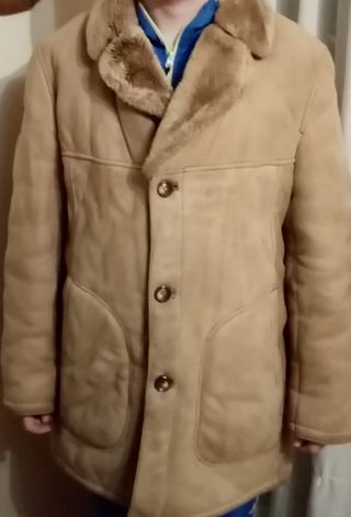 Abrigo de piel vintage