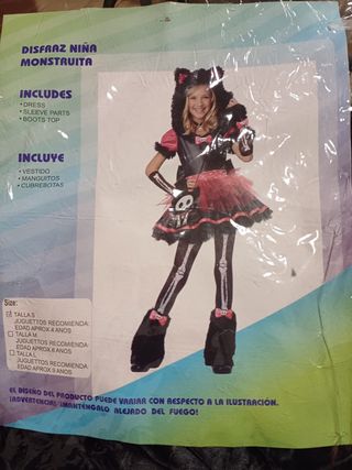 disfraz halloween niña