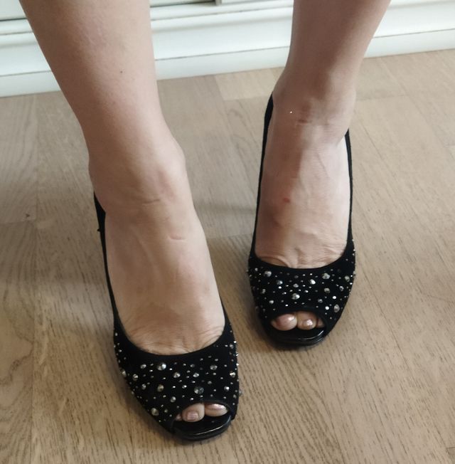 Décolleté con tacco