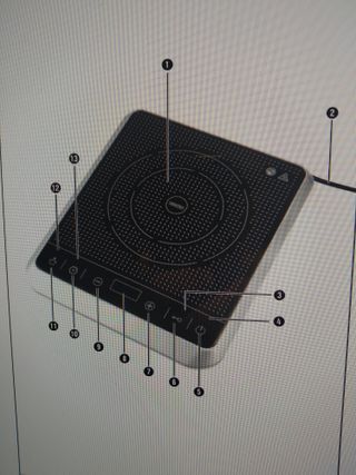 Placa cocina inducción portátil